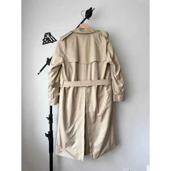 Burberrys Vintage Kensington Trench Heavy Coat Wool Inner
